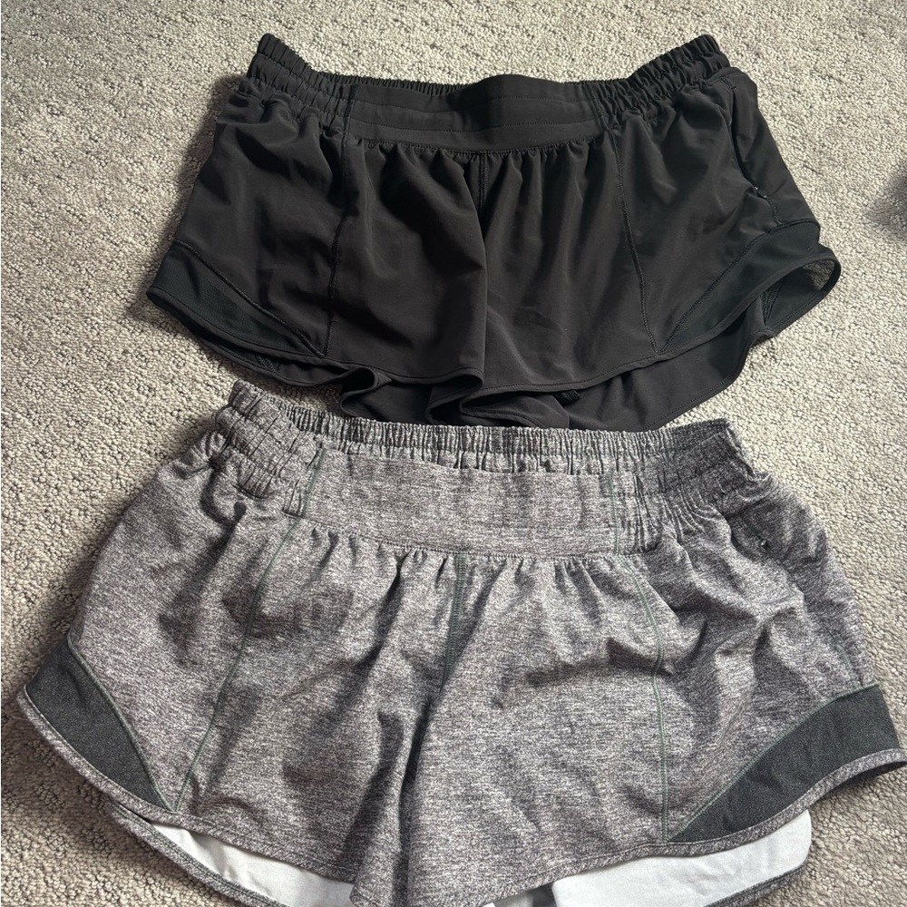 2 Lululemon Hotty Hot shorts Bundle